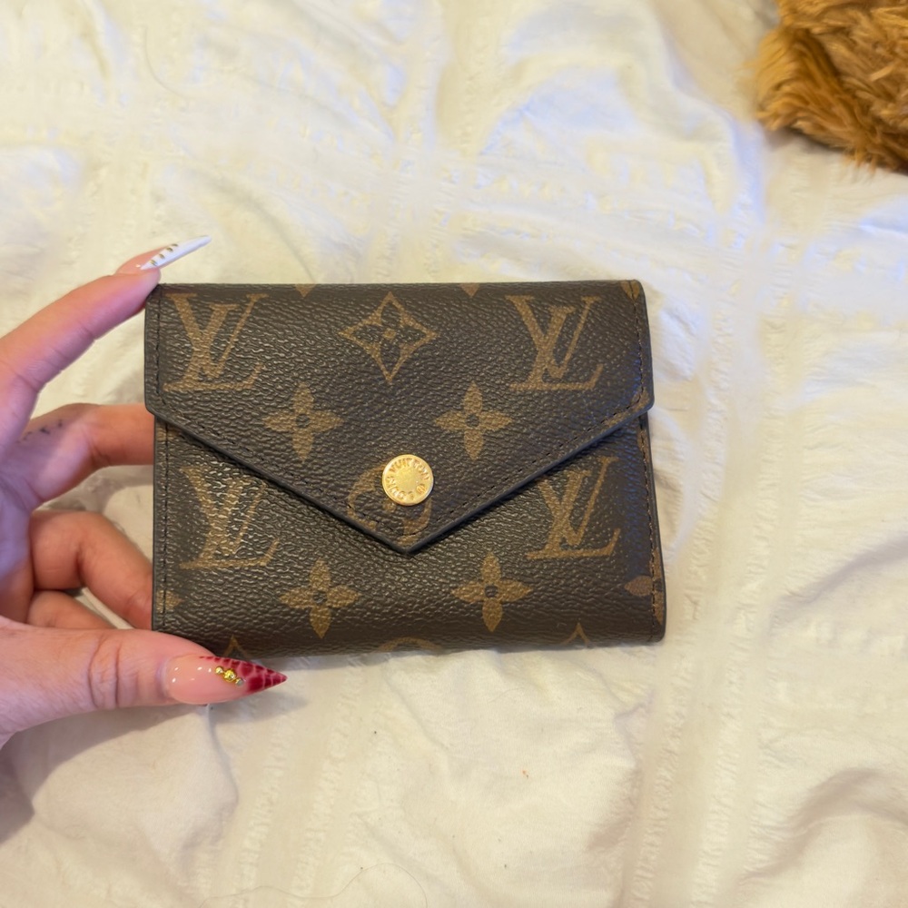Louis Vuitton Dark Brown Monogram Envelope Wallet - Picture 1 of 5